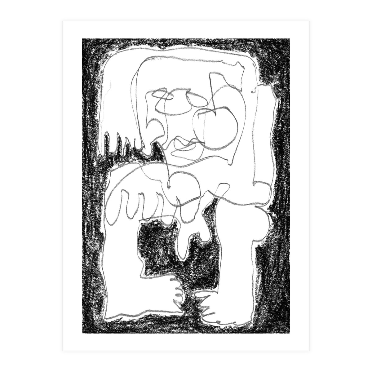 Static Noise - b&w (Print Only)