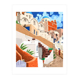 Somewhere Far Far Away | Sicily Italy Greece Architecture | Travel Buildings Beautiful Cityscape (Print Only) thumbnail