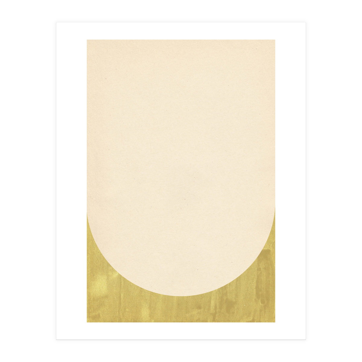 Soft green arch shape (Print Only)