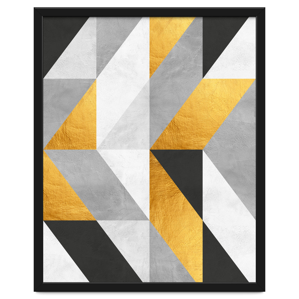 Gray and Gold Composition I