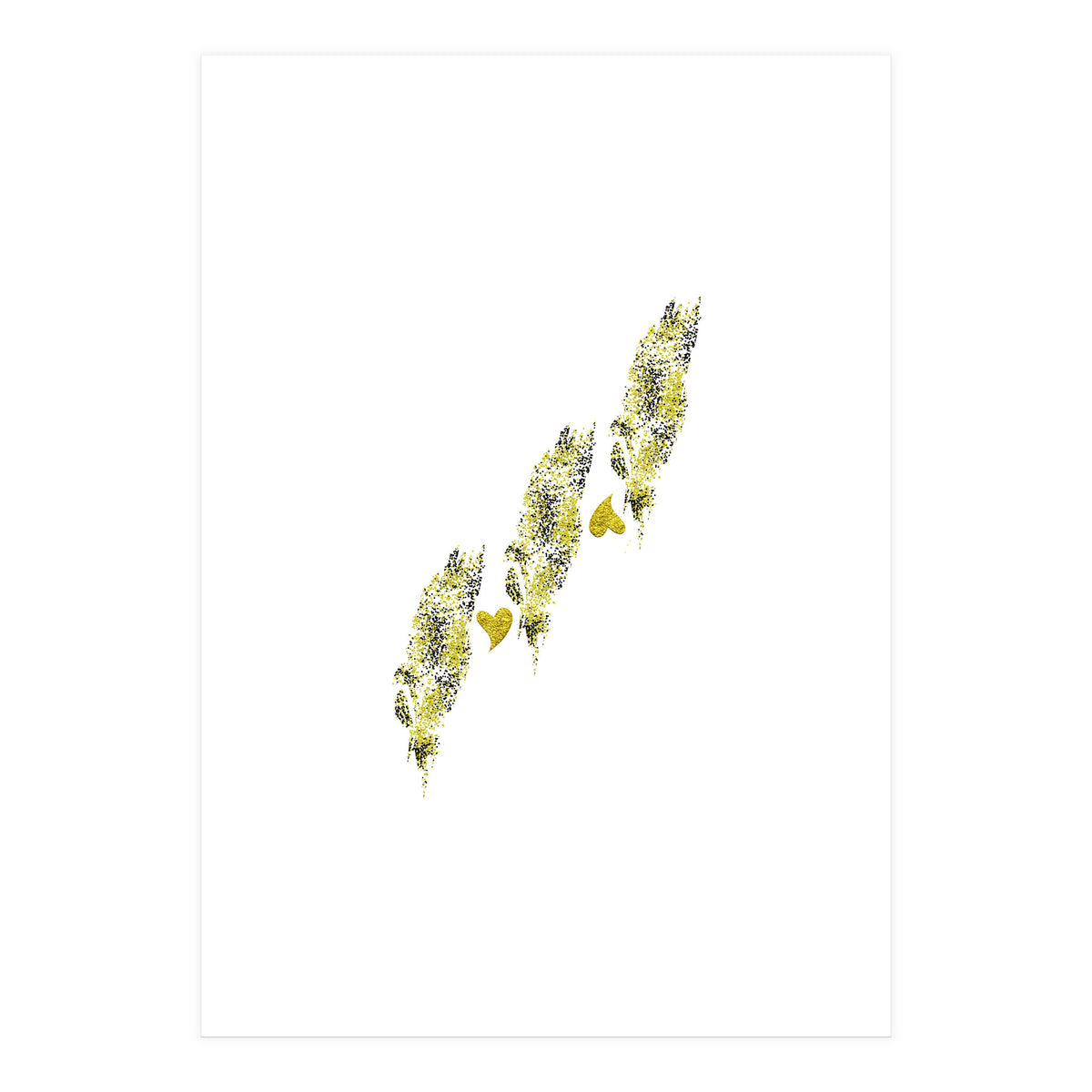 Golden Hearts (Print Only)