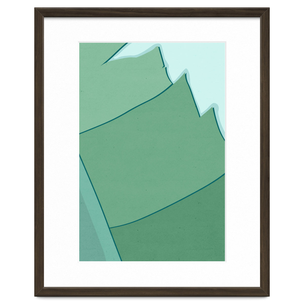 Abstract Banana Leaves Three - Greener Eden