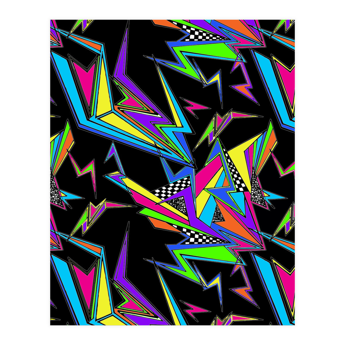 Neon Kapow Black (Print Only)
