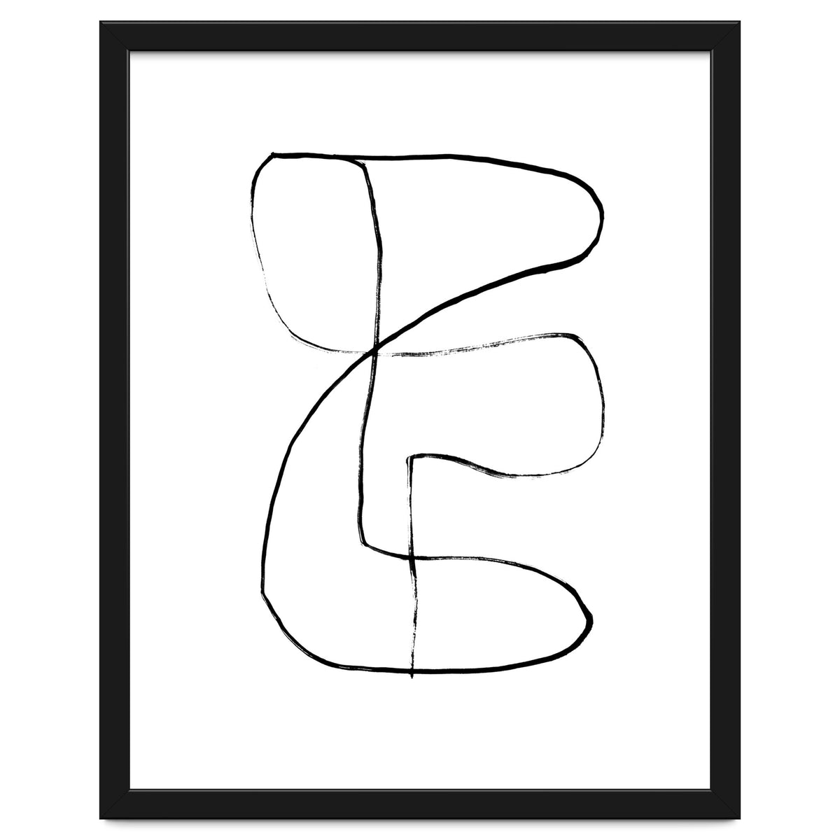 Mid-Century Line Art Print #1