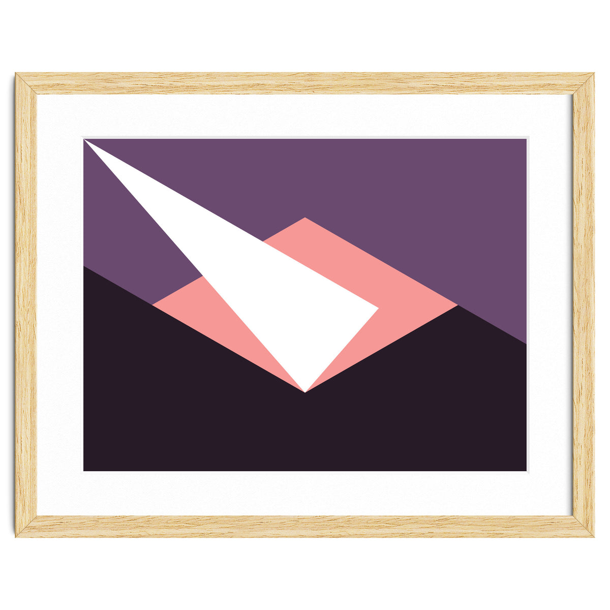 Geometric Shapes No. 59 - pink & purple