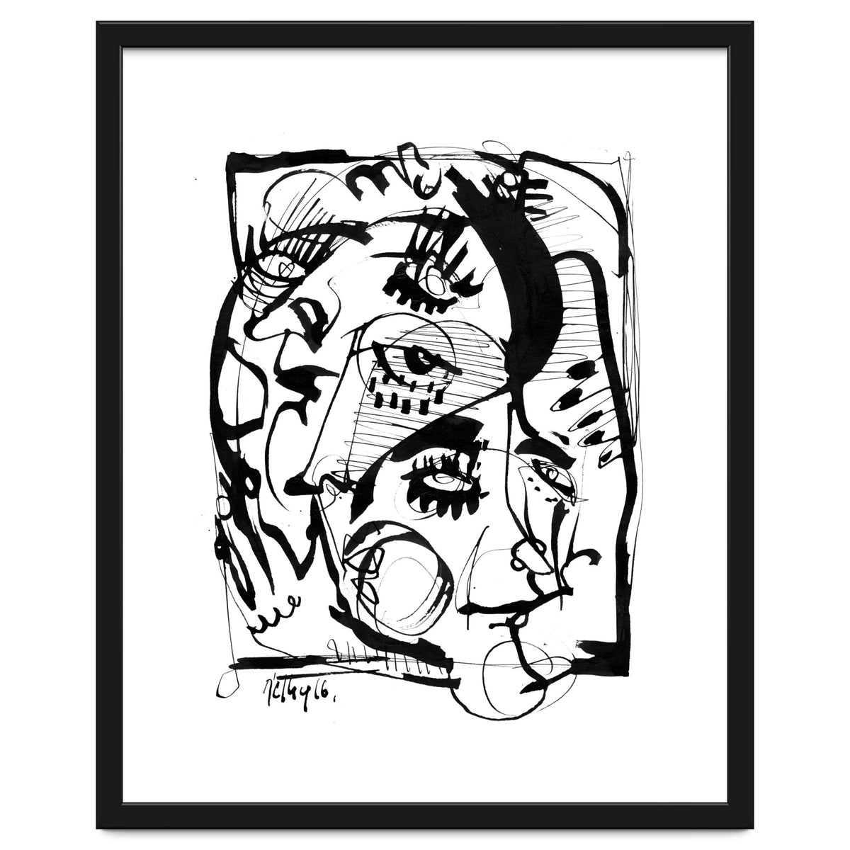 The Pretty People - b&w