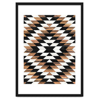 Urban Tribal Pattern No.13 - Aztec - Concrete and Wood