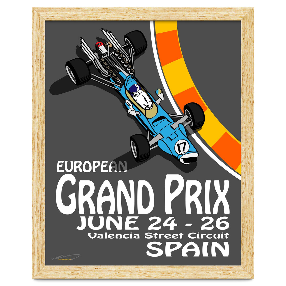 European Grand Prix poster