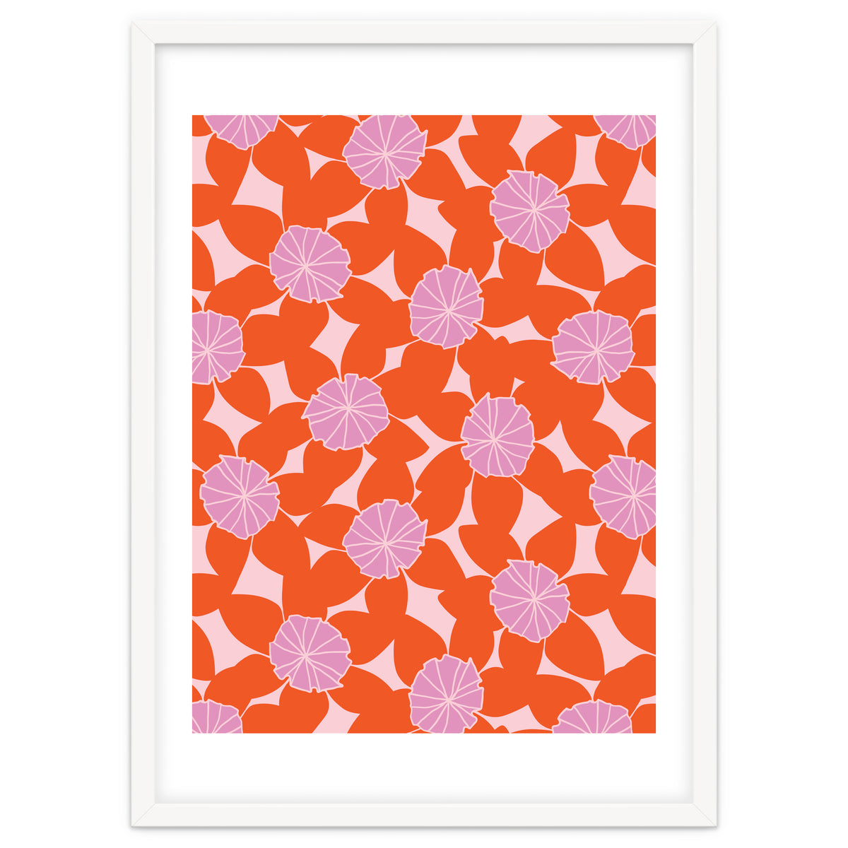 Purple Flower Pattern