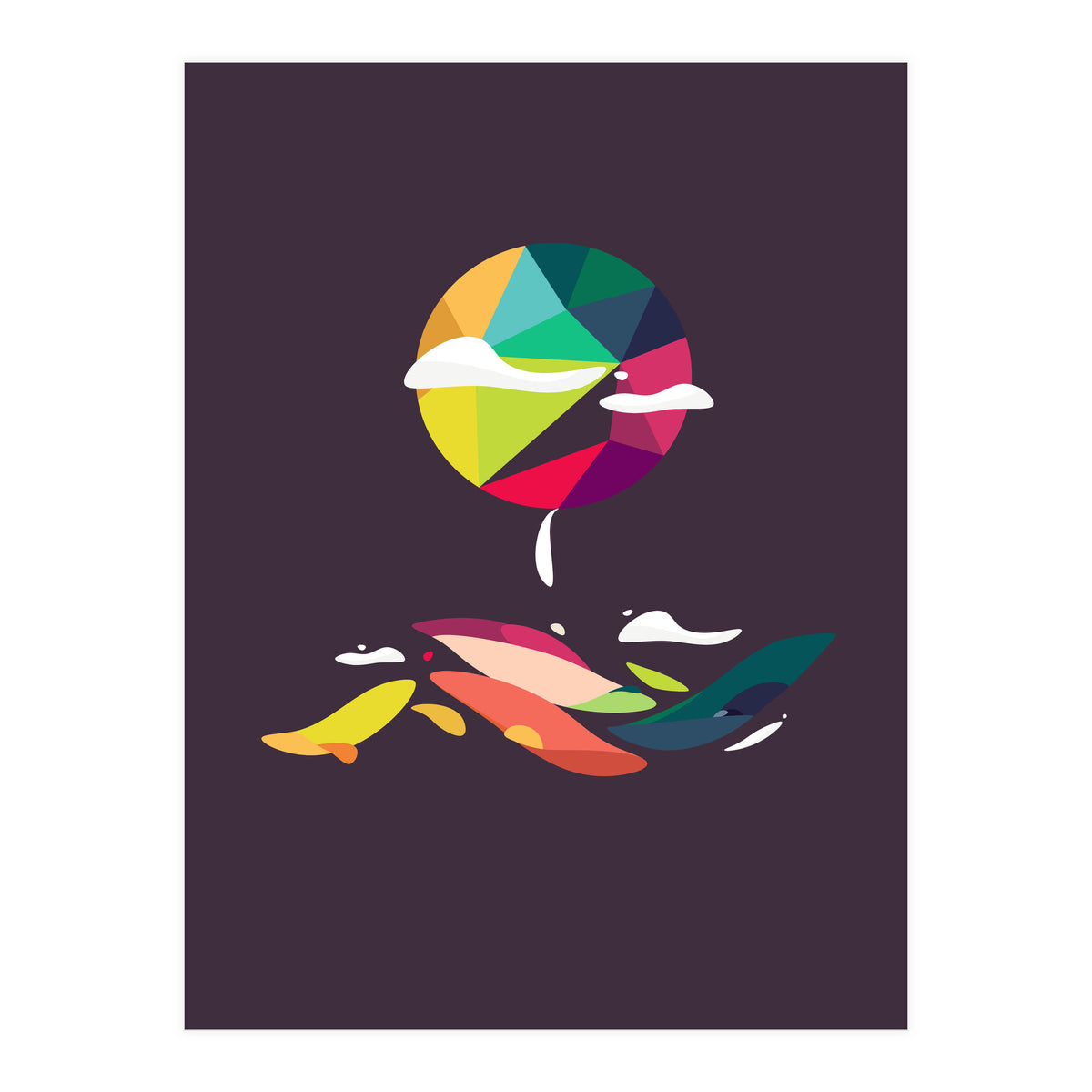 Landscape sun (Print Only)