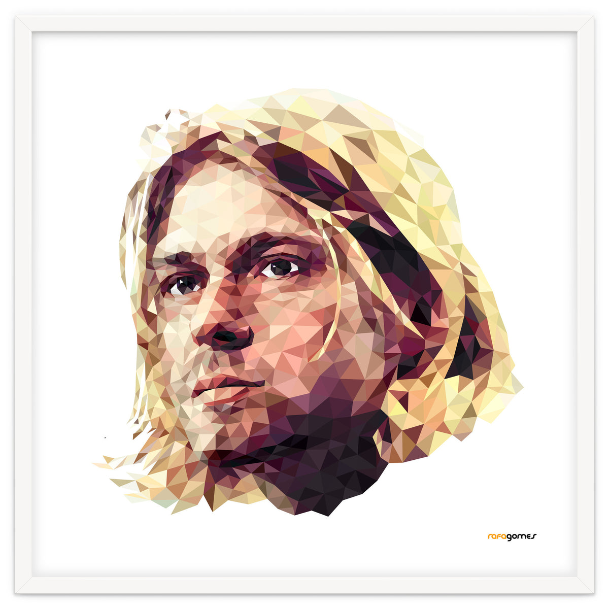Kurt Cobain Low Poly
