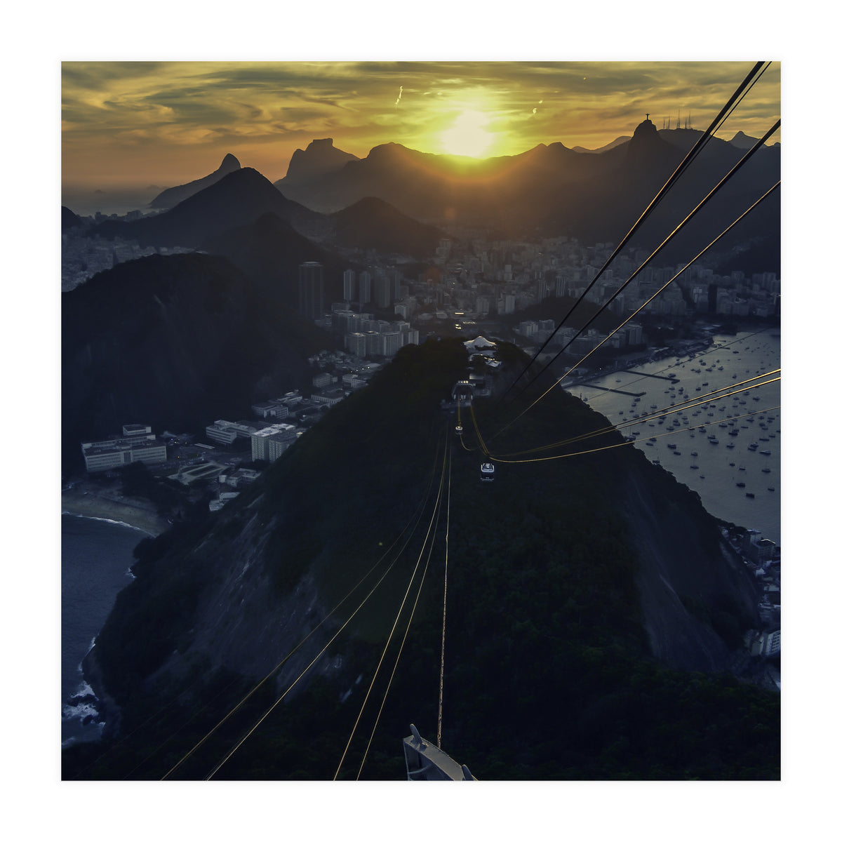 Carioca Sunset 2 1x1 (Print Only)