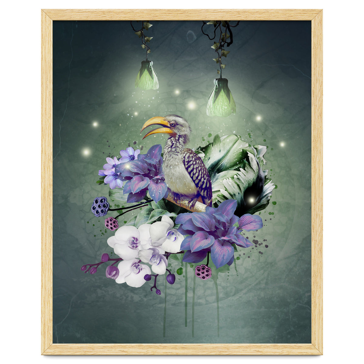 Floral Magic Hornbill