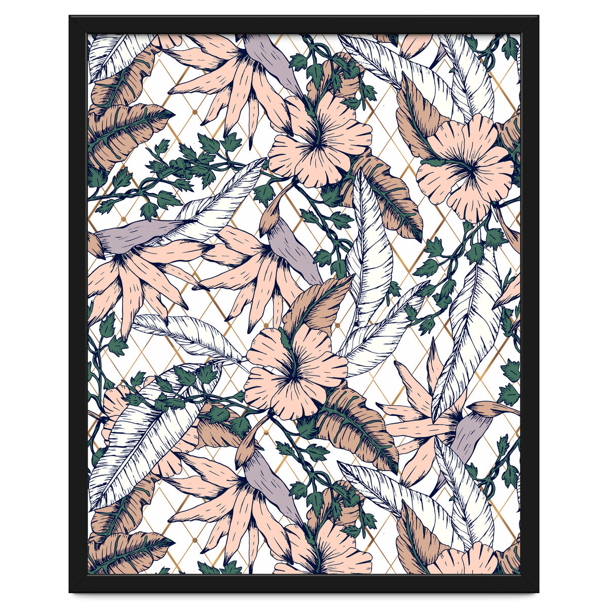 Exotic flowering and pattern geometric
