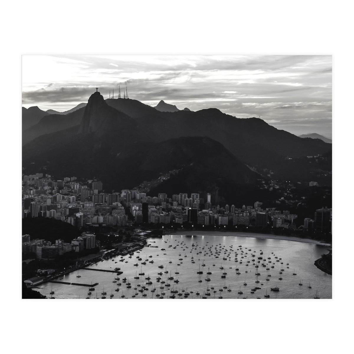 Carioca Silhouettes 2 landscape (Print Only)