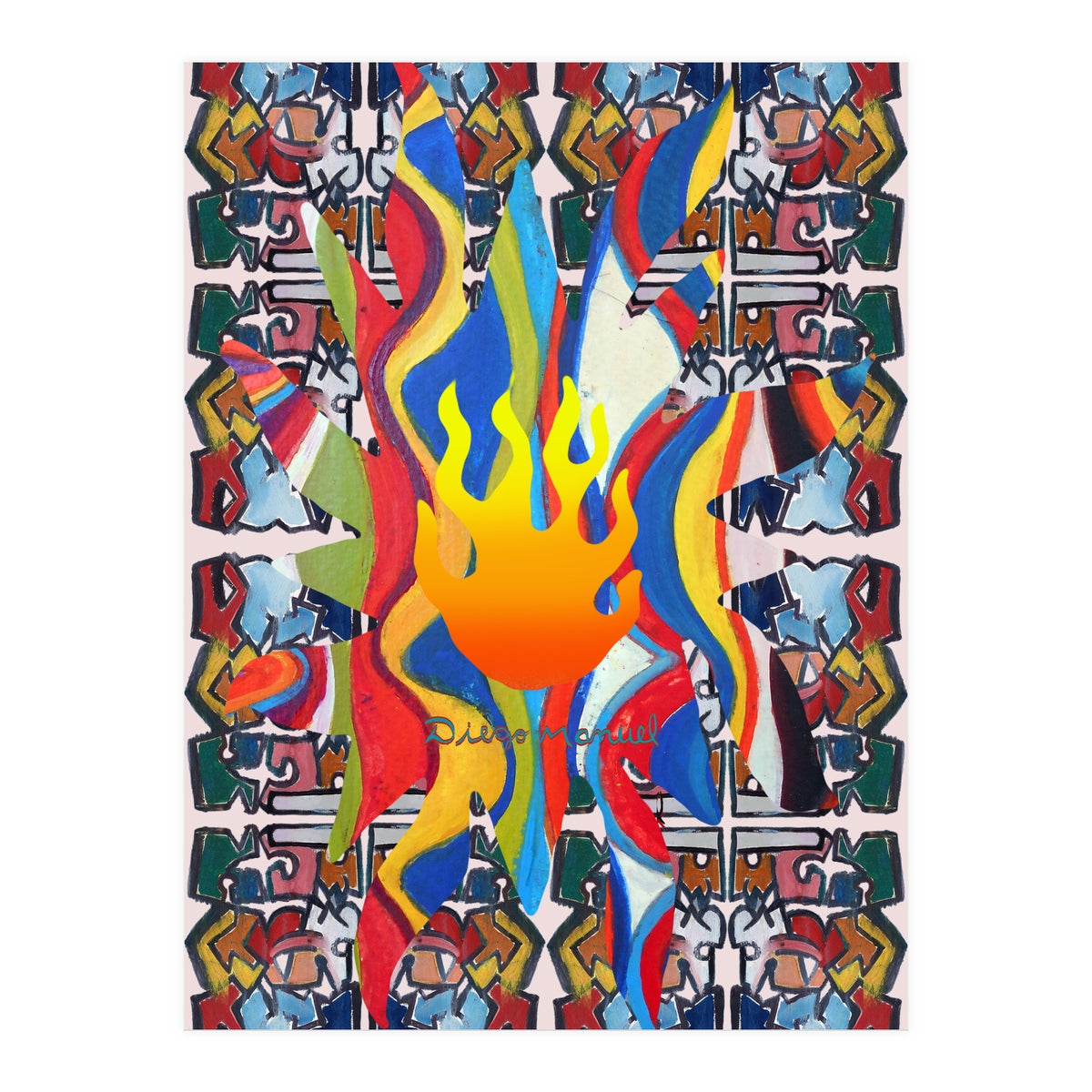 Fuego Y Graffiti 46 (Print Only)