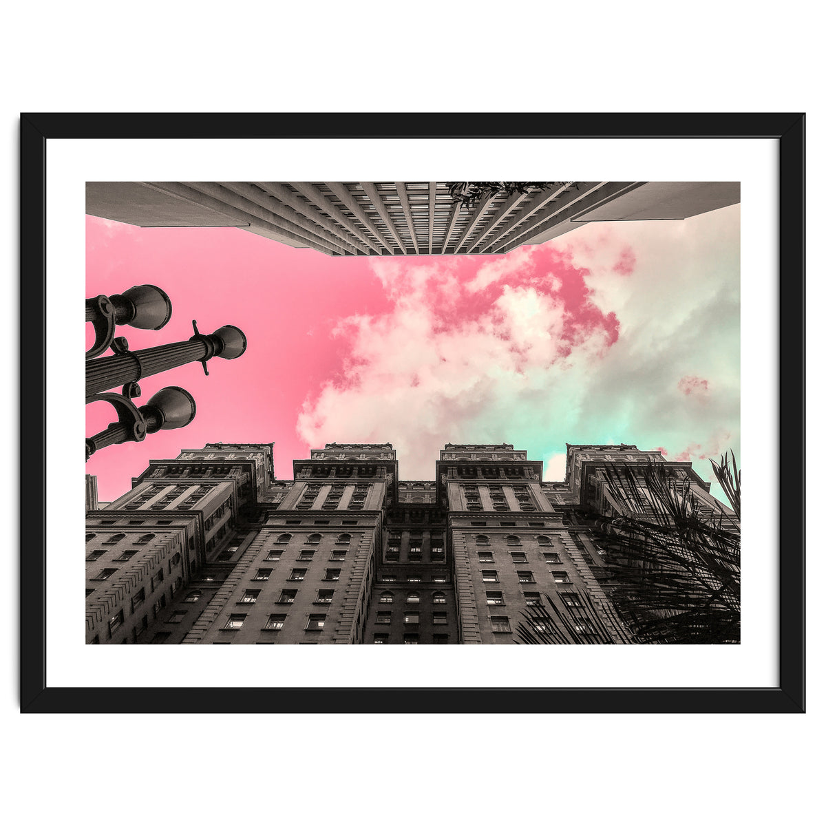 Pink Sky in São Paulo - Martinelli building