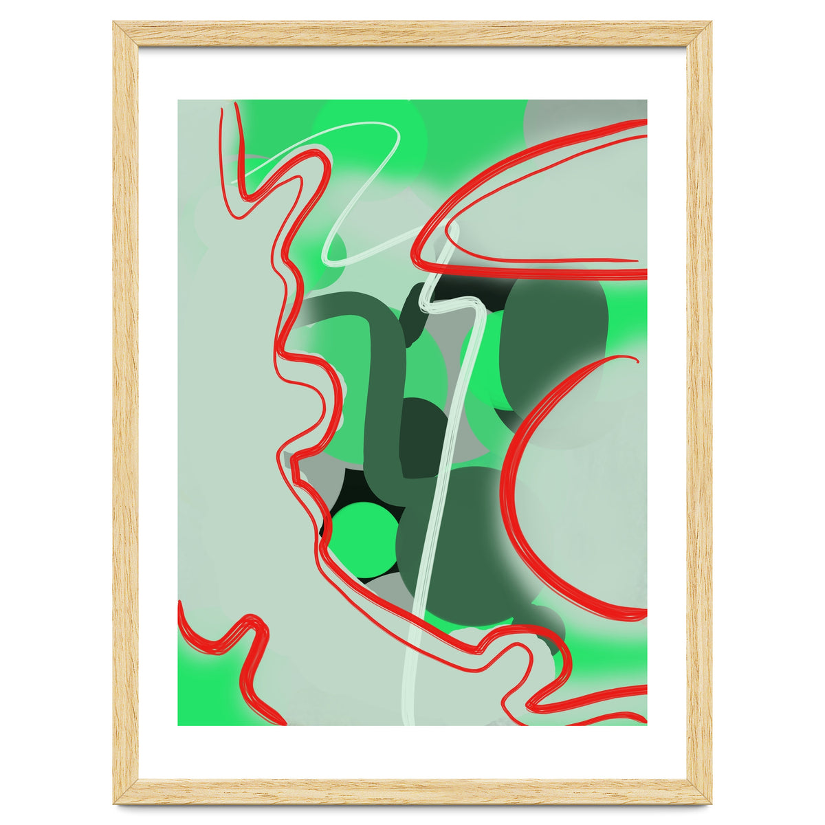 Abstraction In Complementary Colors 1