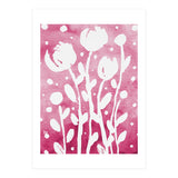Abstract Flowers Pink (Print Only) thumbnail