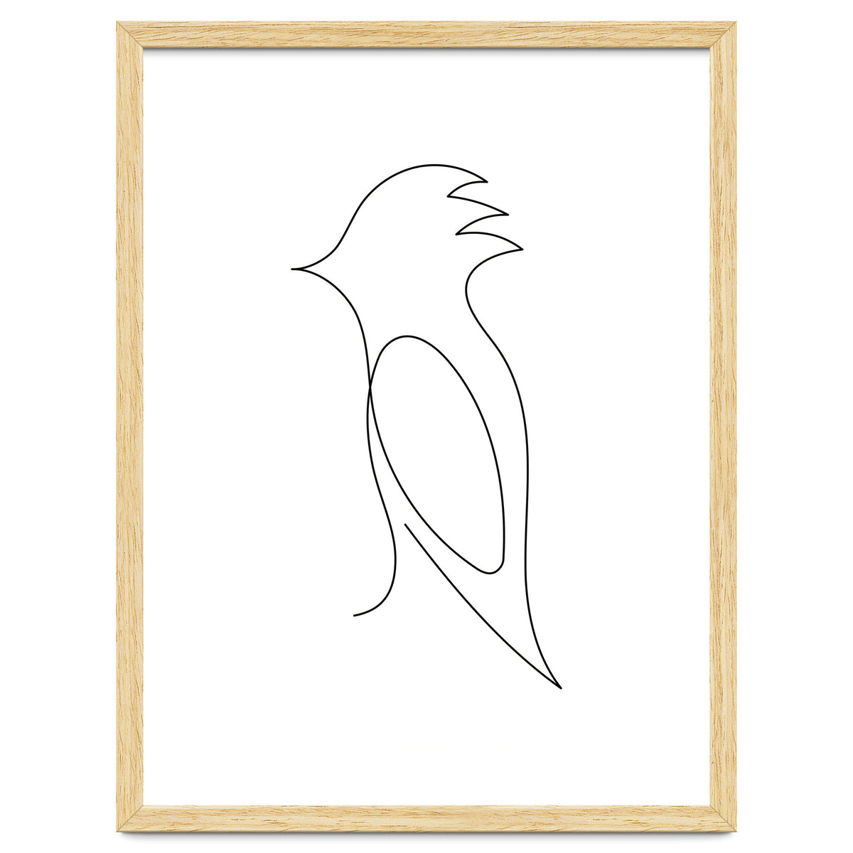 One Line Art Bird