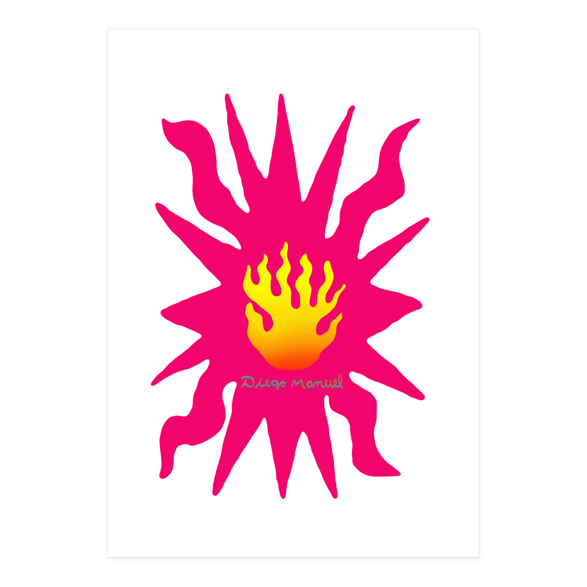 Fuego 38 Copia (Print Only)