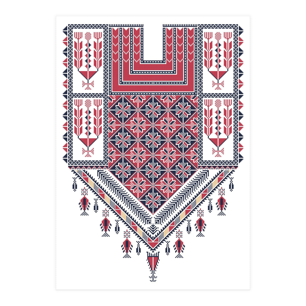 Tatreez Ornament 15 (Print Only)