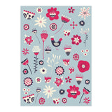 Spring Folk Floral Blue (Print Only) thumbnail