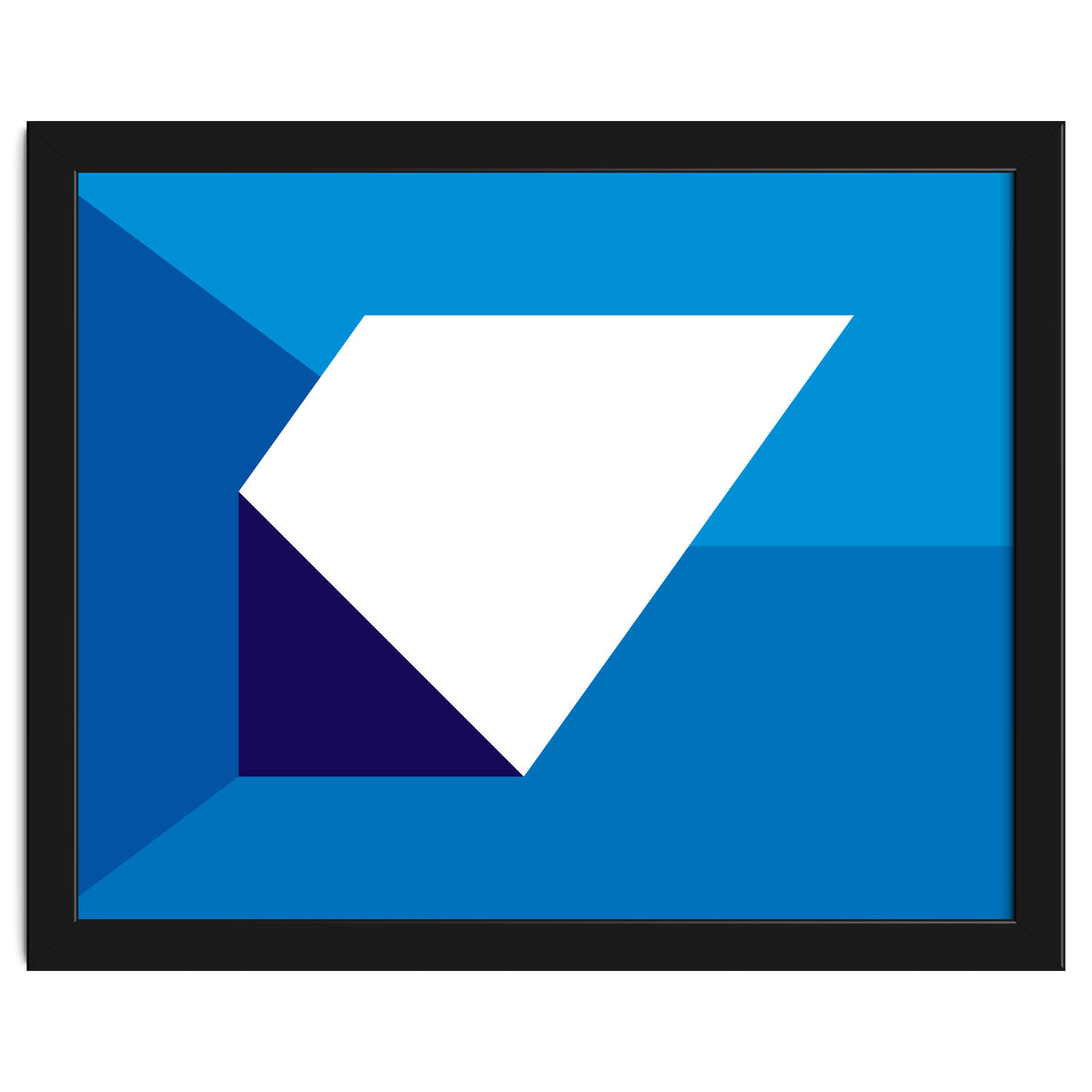 Geometric Shapes No. 32 -  blues