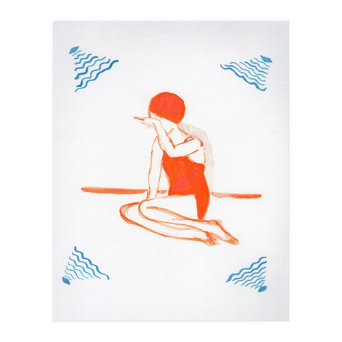 The swimmer (Print Only)