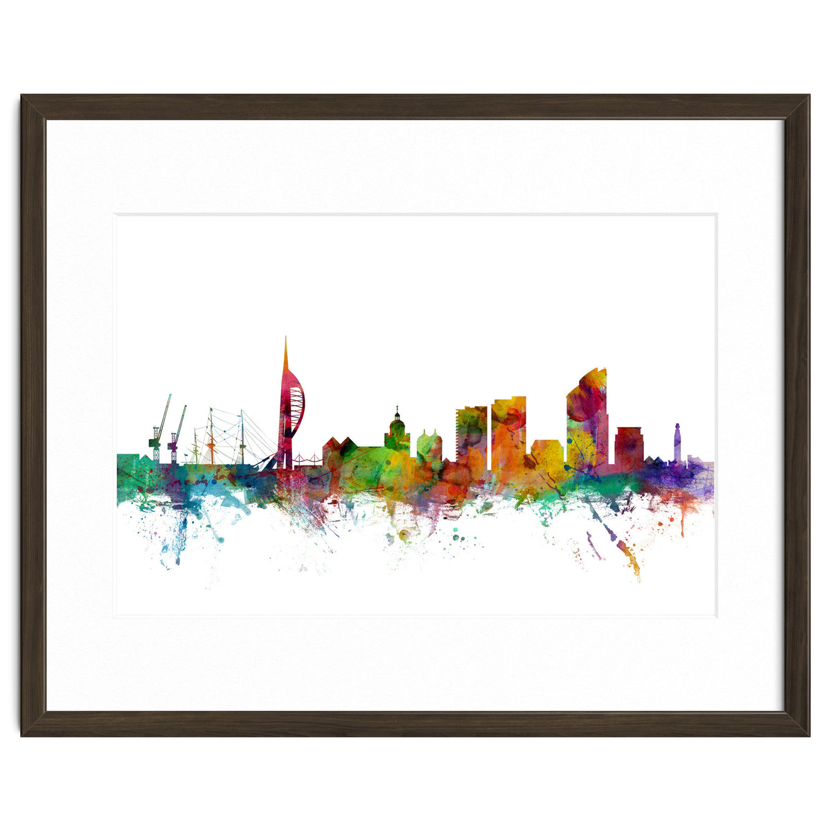 Portsmouth England Skyline