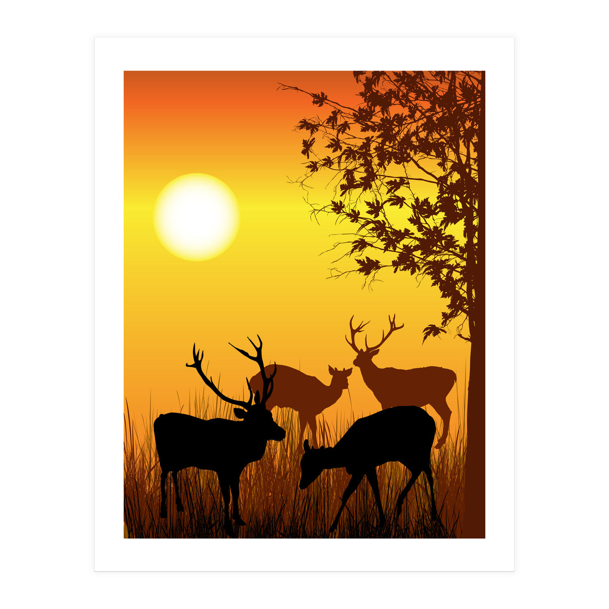 Deer Card (Print Only)