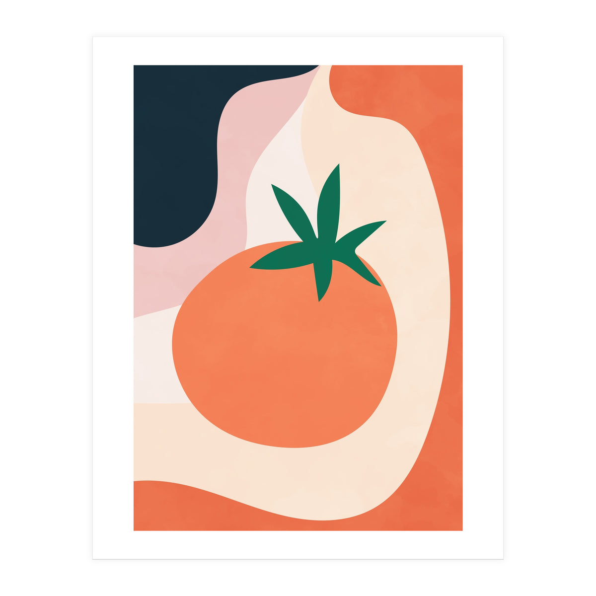 Abstract Tomato (Print Only)