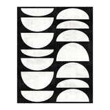 Mid-Century Modern Pattern No.8 - Black and White Concrete (Print Only) thumbnail