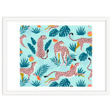 Cheetahs In The Grapefruit Grove, Tropical Jungle bohemian Wildlife, Tiger Wild Cat Nature Forest thumbnail