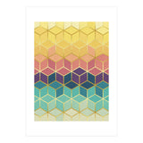 Colorful and golden pattern I (Print Only) thumbnail