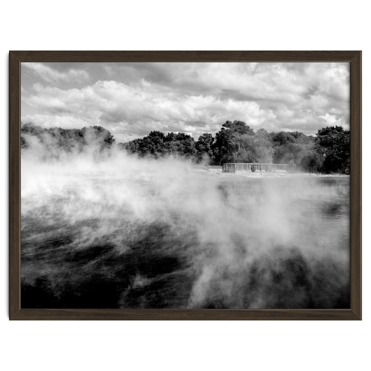 Vapors in Rotorua, New Zealand Art Print