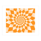 Abstract Orange Geometric  (Print Only) thumbnail