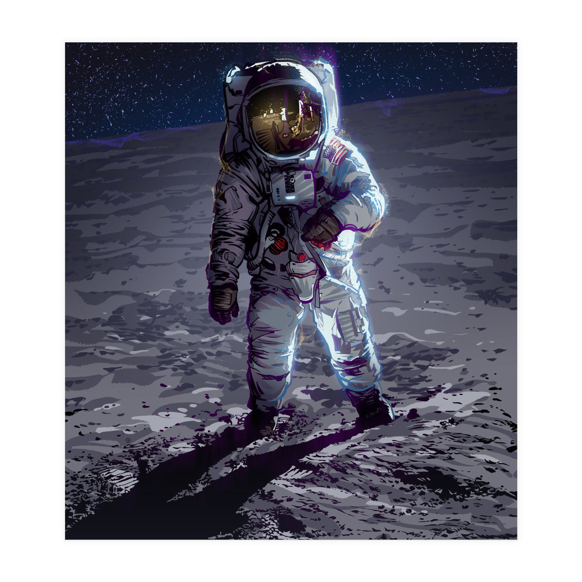 Apollo 11 Astronaut (Print Only)