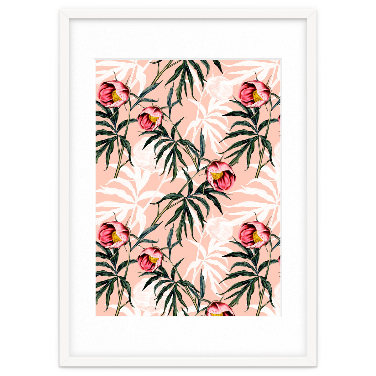 Flowery blooming pink