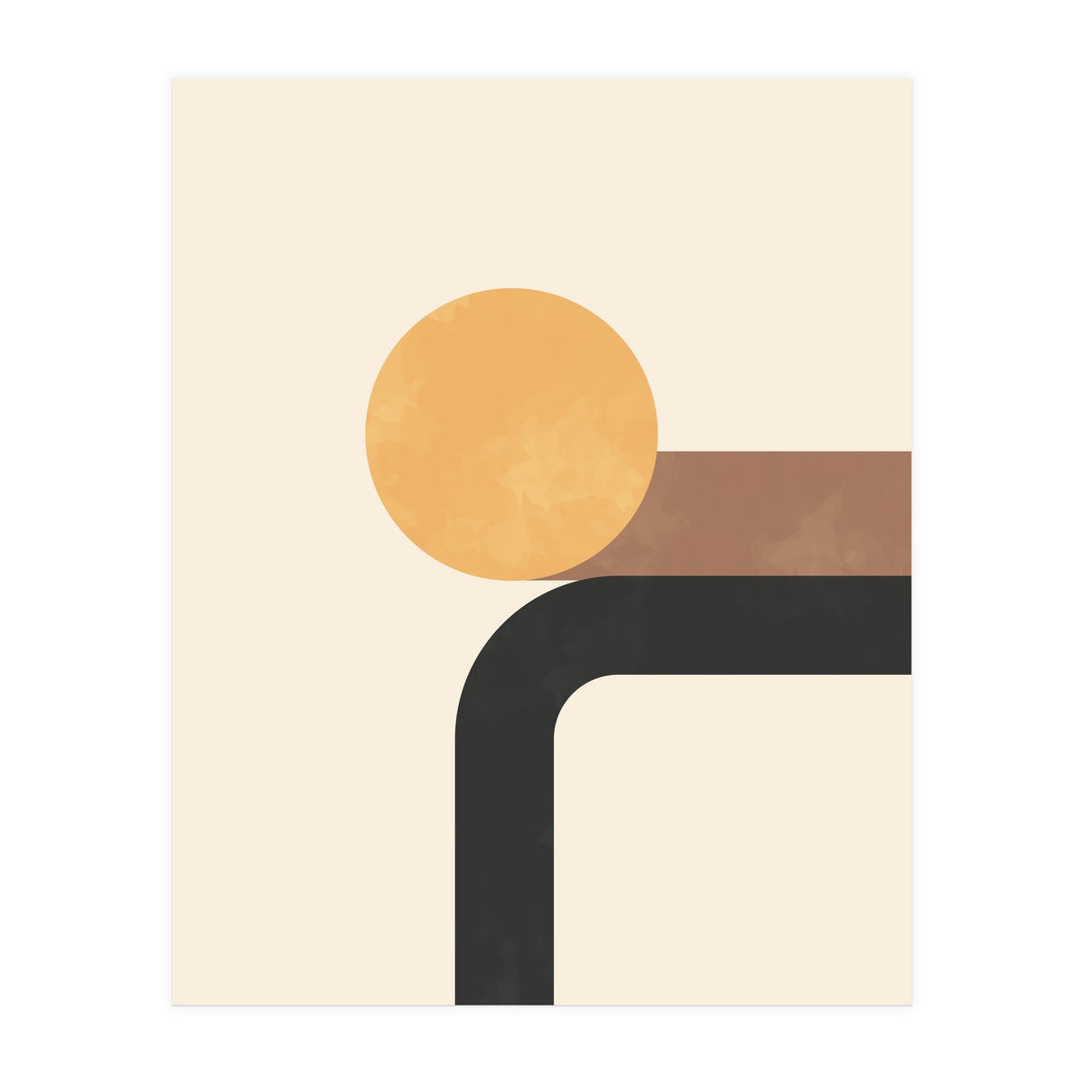 Geometric Mid Century Form (Print Only)