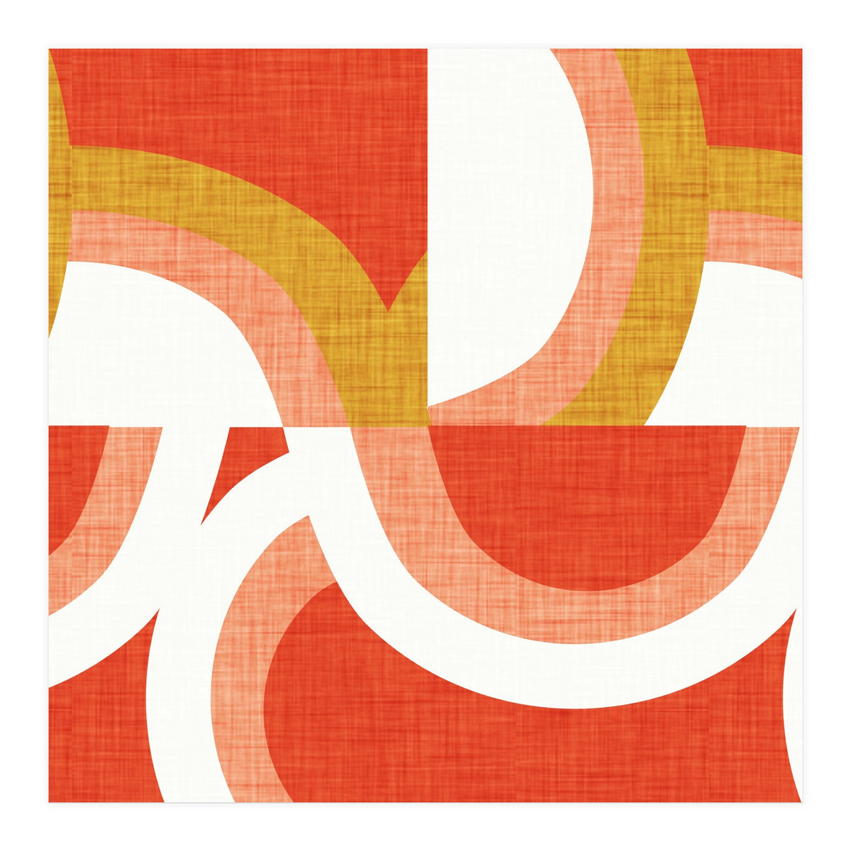 New Mid Mod Freeway Orange  (Print Only)