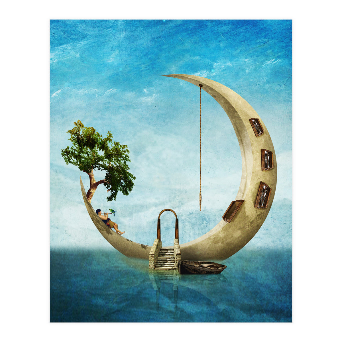 Home Sweet Moon (Print Only)