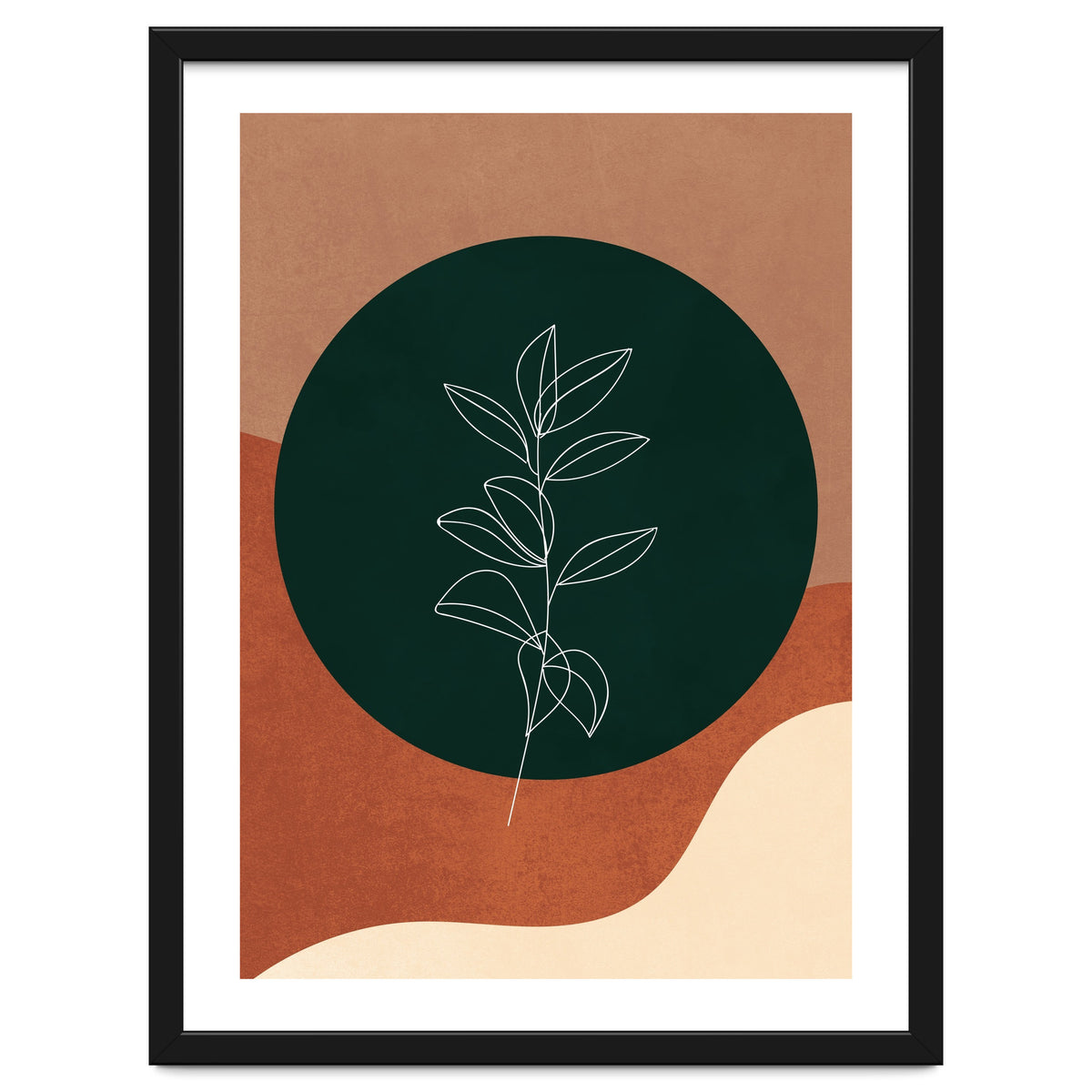 Geometrical Minimalist Boho Abstract