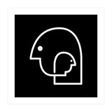 Double Head_Black (Print Only) thumbnail