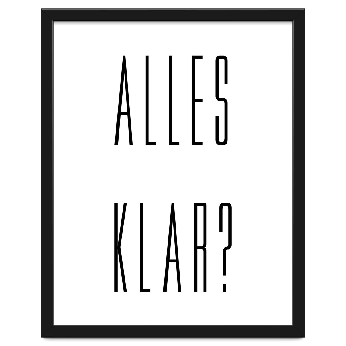 Alles Klar - German vocabulary!