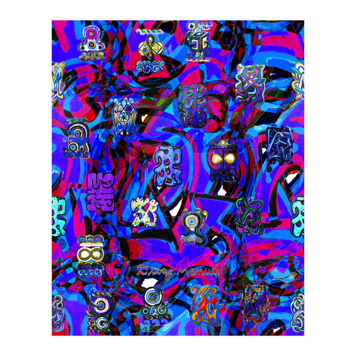 Pop Abstract A 37 (Print Only)