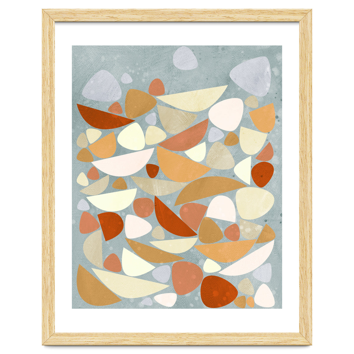 Sea Bed Orange Abstract