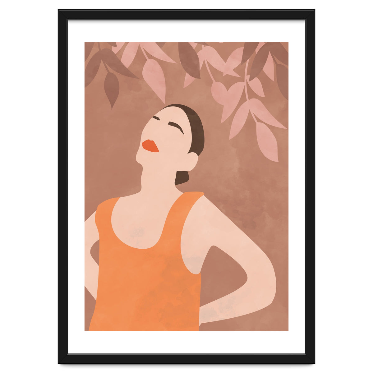 Mid Century Modern Boho Woman