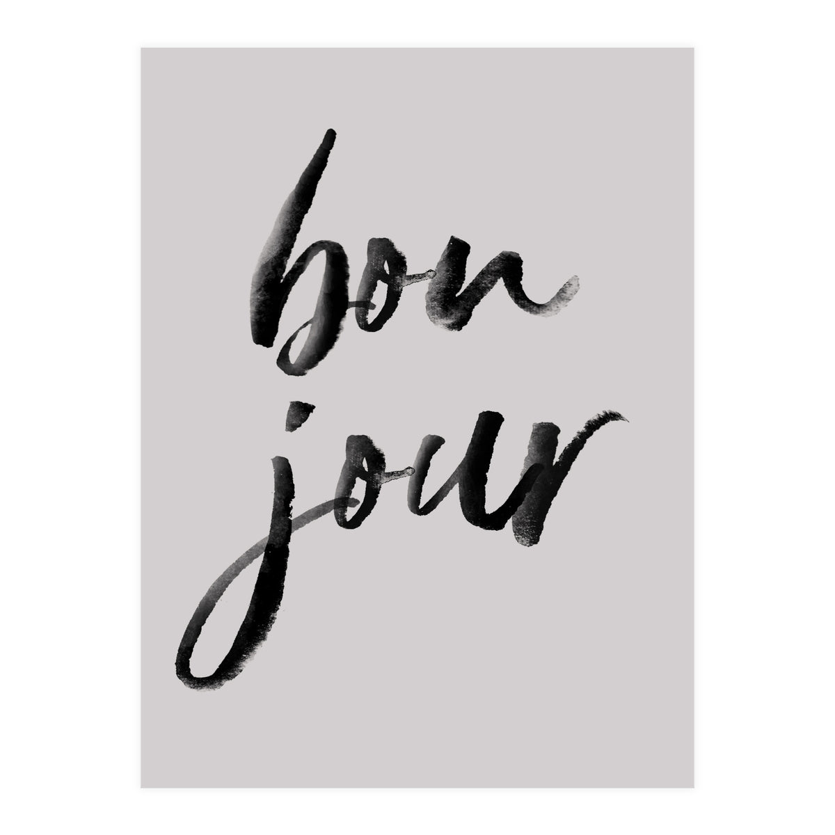 Bon Jour  (Print Only)