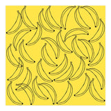 Bananas pattern on yellow background (Print Only) thumbnail